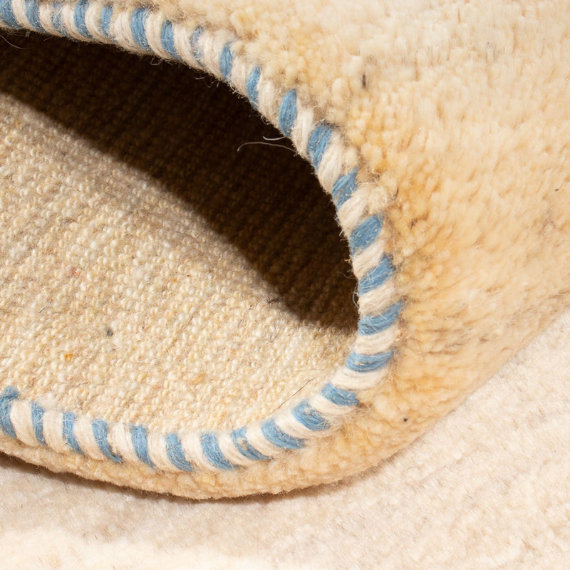 Gabbeh Teppich - Perser - 146 x 73 cm - naturweiß
