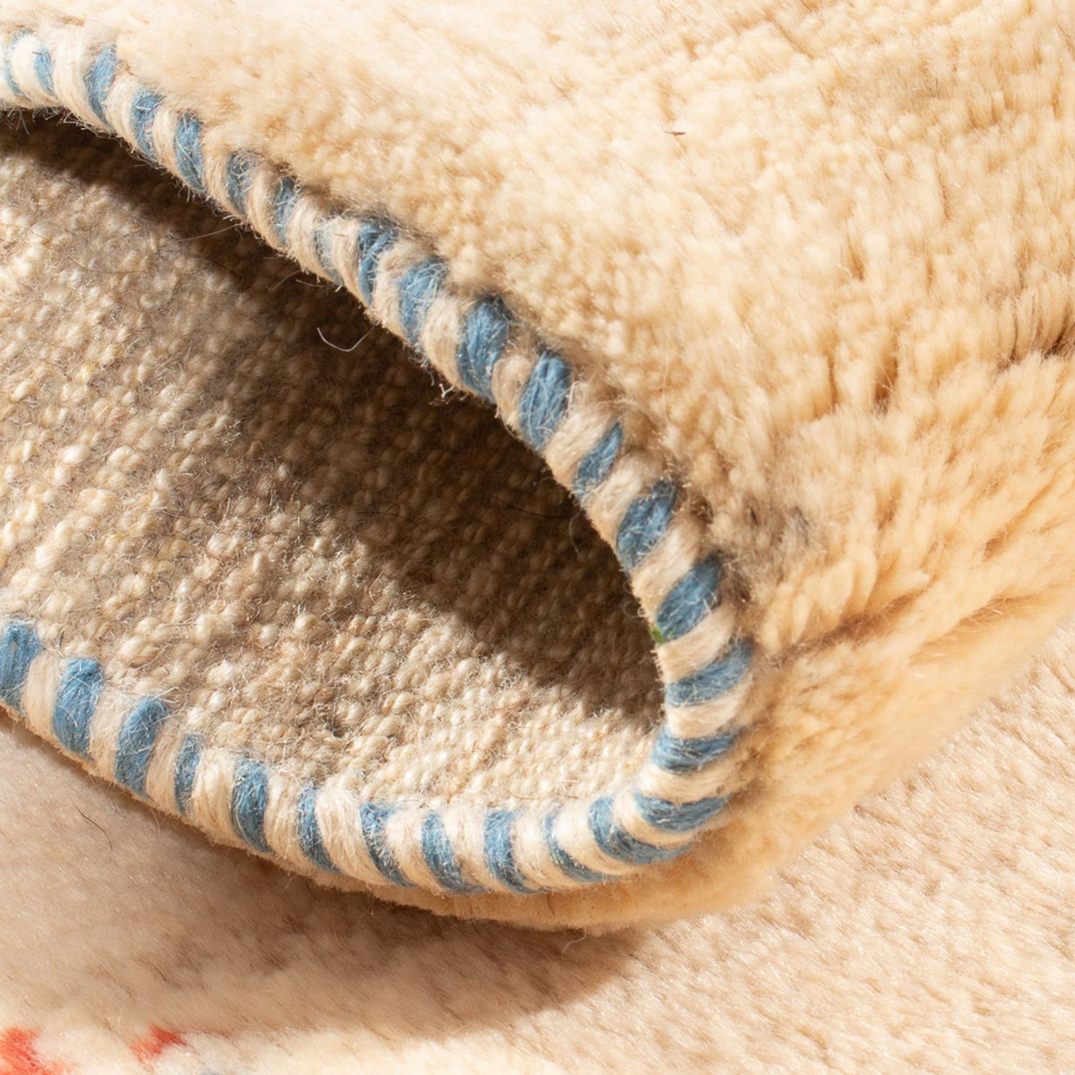 Gabbeh Teppich - Perser - 88 x 60 cm - beige