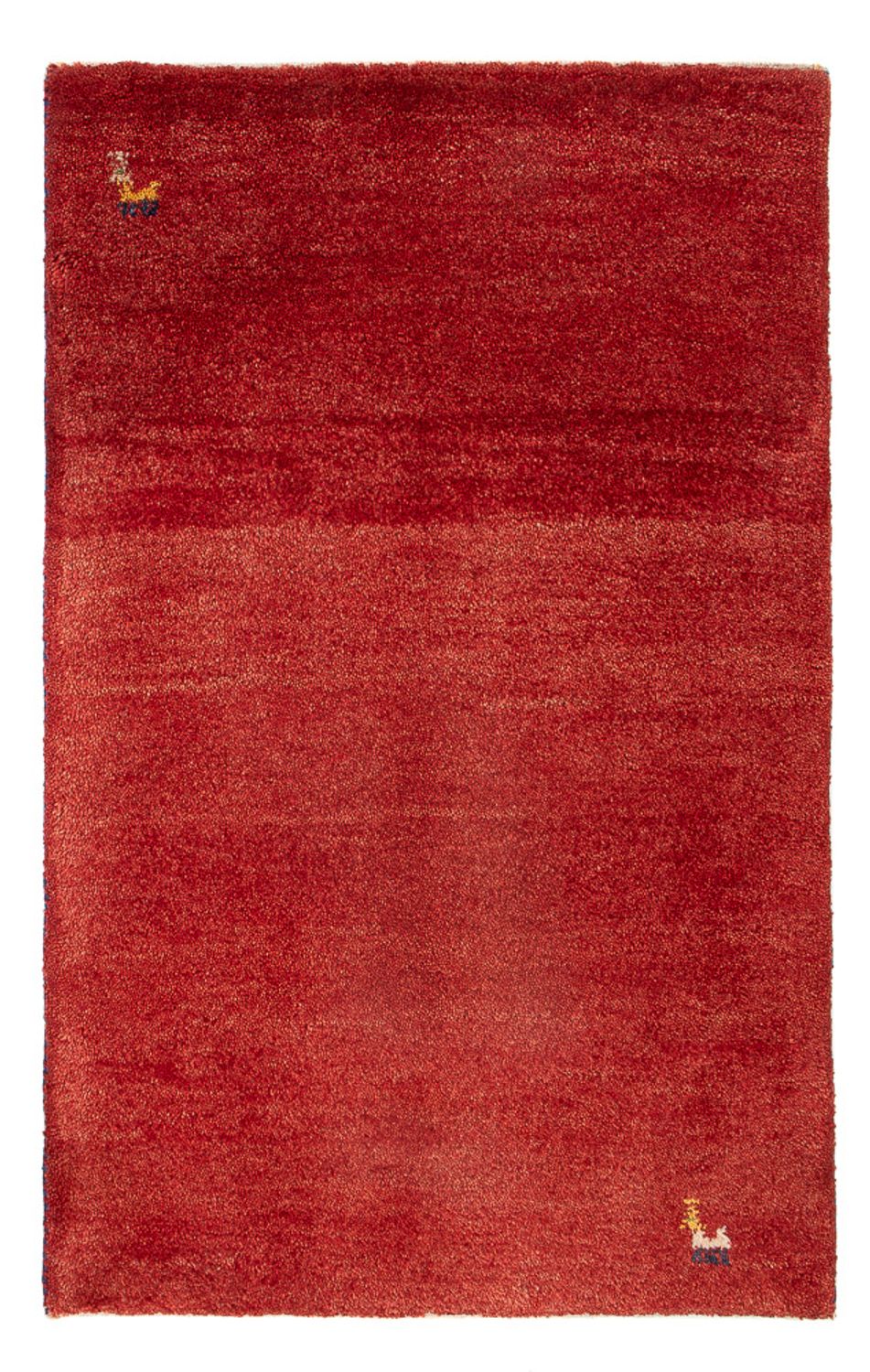 Gabbeh Teppich - Perser - 90 x 62 cm - rot