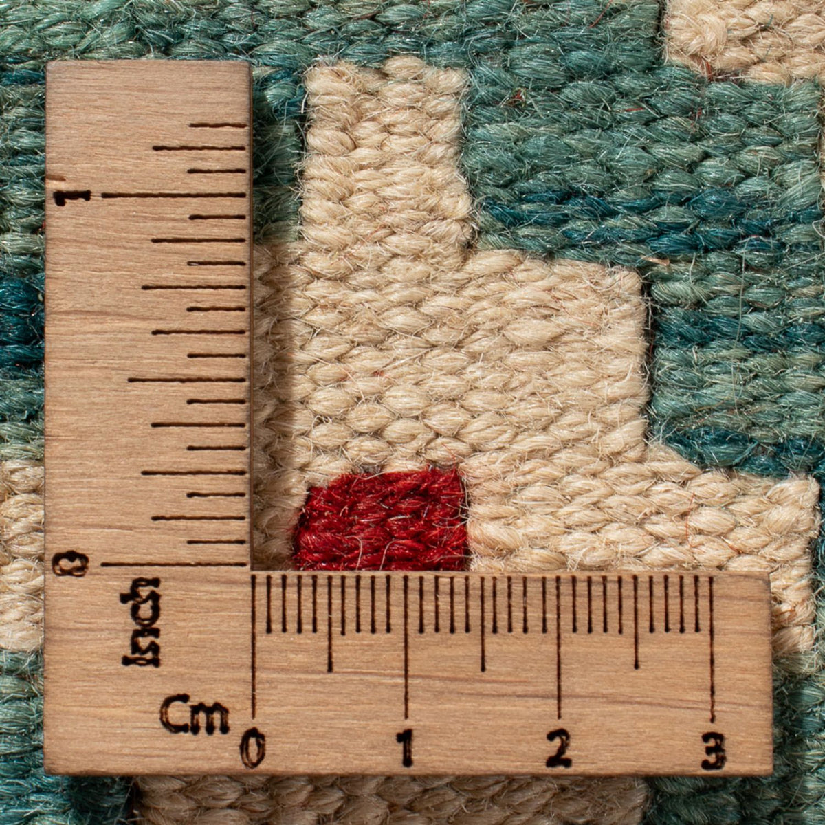 Kelim Teppich - Splash quadratisch - 88 x 90 cm - mehrfarbig