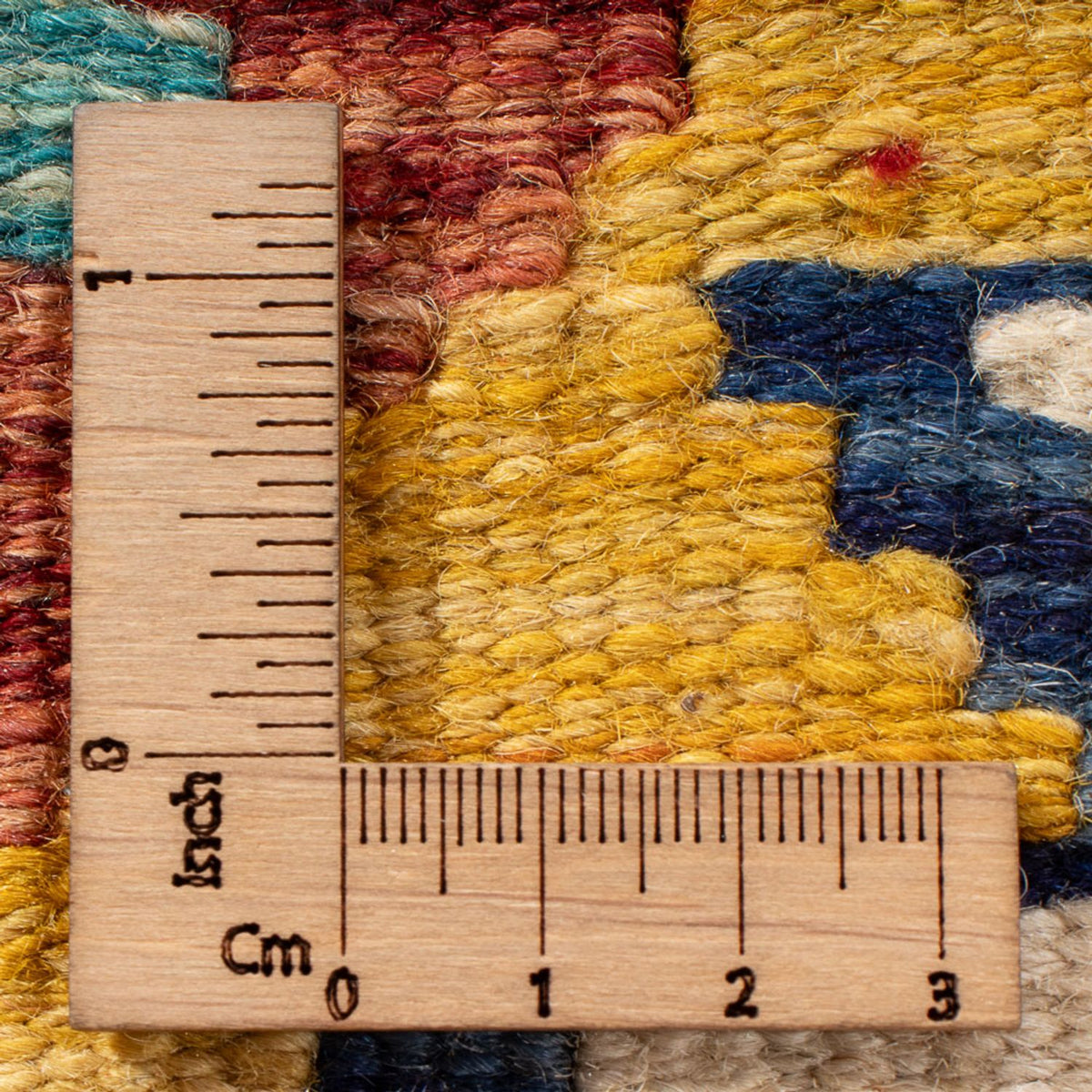 Kelim Teppich - Splash - 60 x 40 cm - mehrfarbig