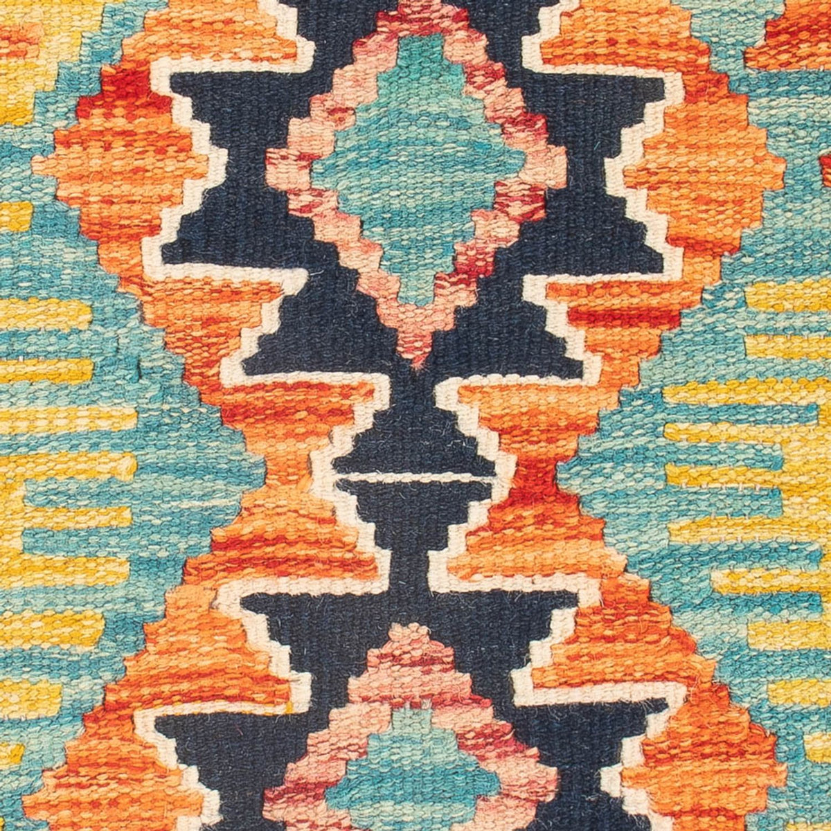 Kelim Teppich - Splash - 60 x 40 cm - mehrfarbig