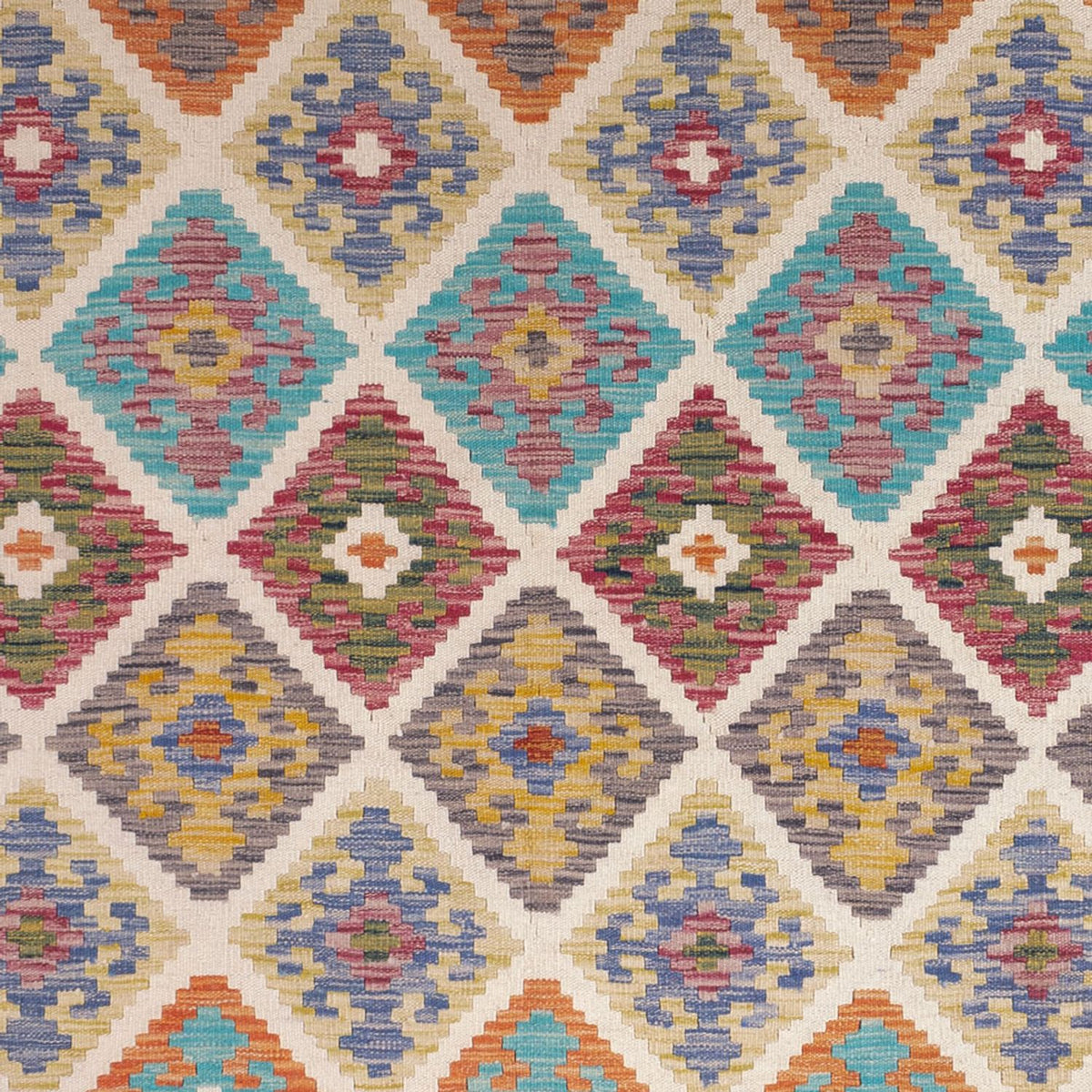 Kelim Teppich - Splash - 246 x 206 cm - mehrfarbig