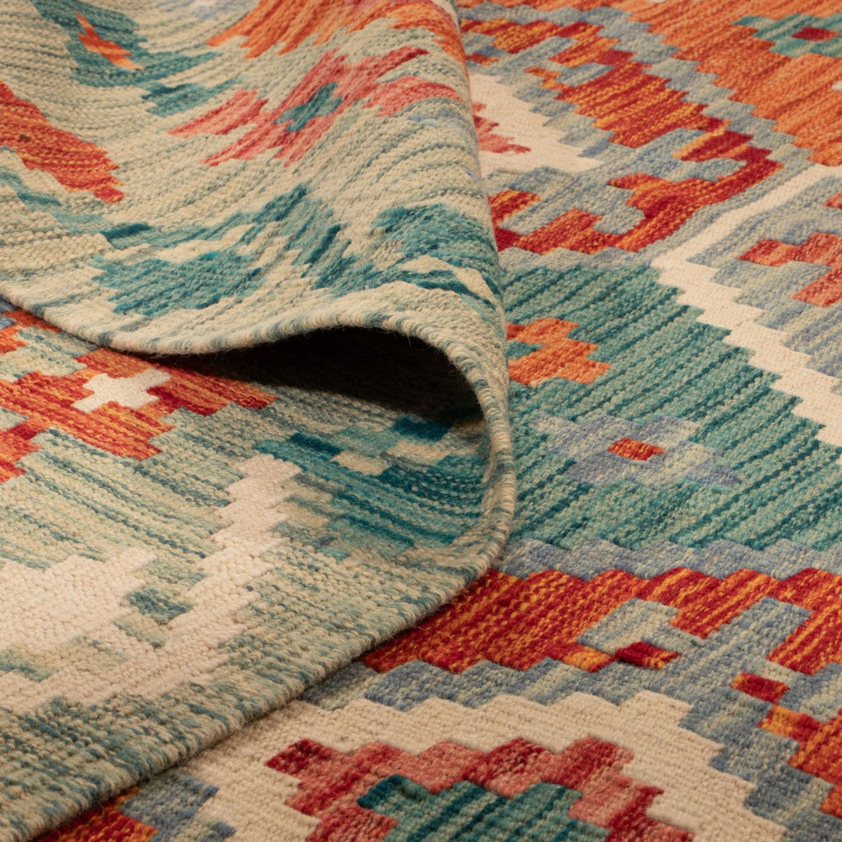 Kelim Teppich - Splash - 248 x 178 cm - mehrfarbig