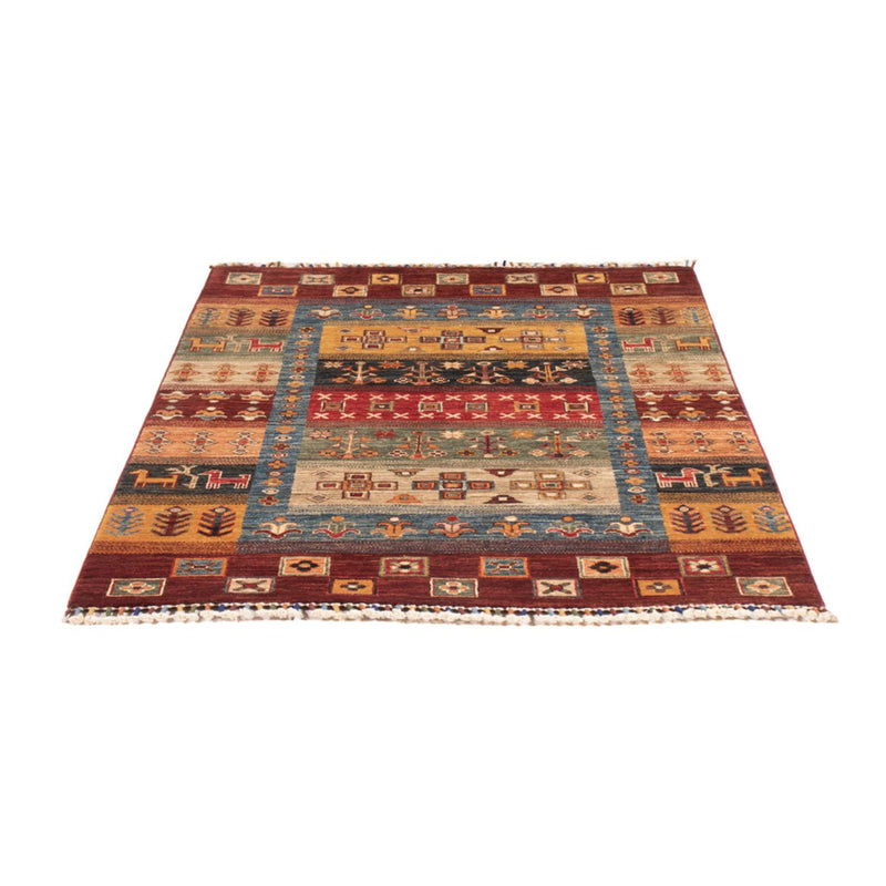 Gabbeh Teppich - Loribaft Perser - 143 x 105 cm - mehrfarbig