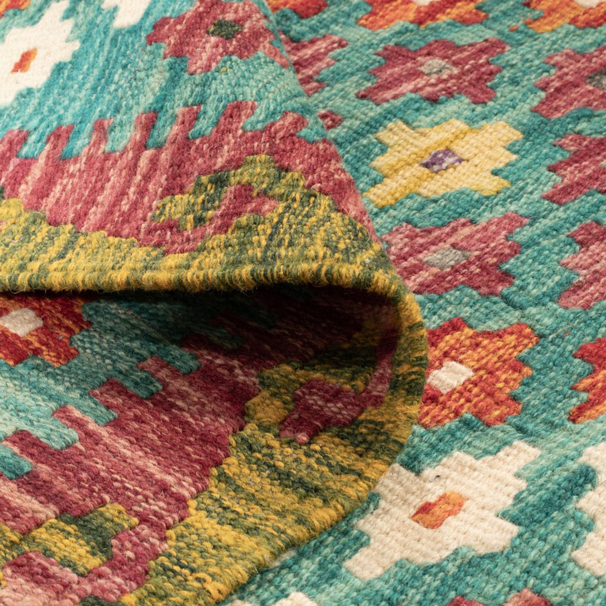 Kelim Teppich - Splash - 131 x 92 cm - mehrfarbig