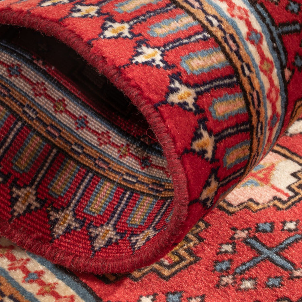 Perserteppich - Nomadic - 123 x 65 cm - rot