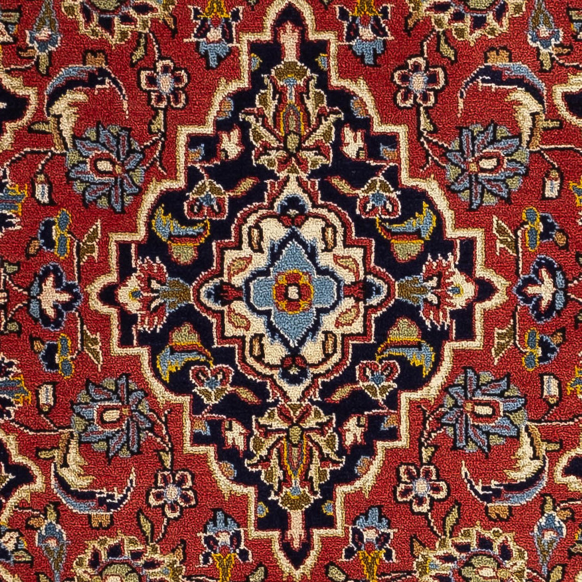 Perserteppich - Keshan - 111 x 69 cm - dunkelgrau