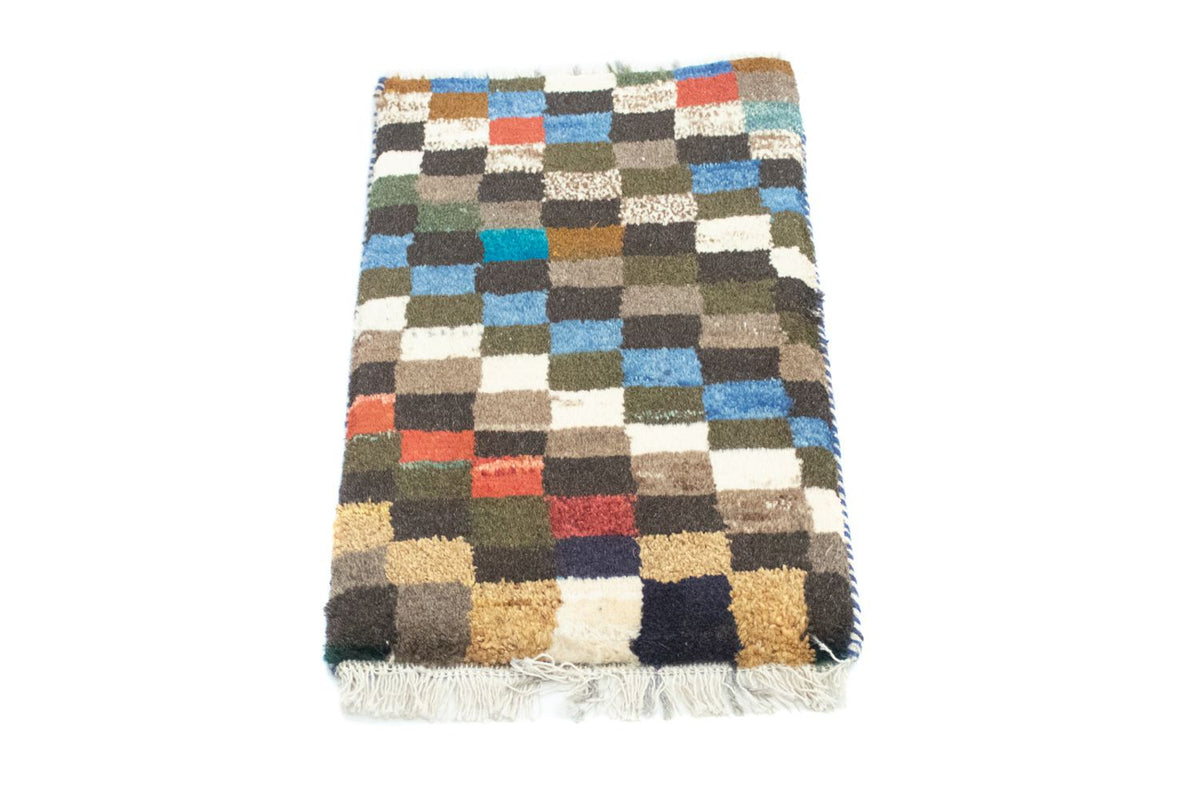 Gabbeh Teppich - Perser 60 x 40 cm - mehrfarbig