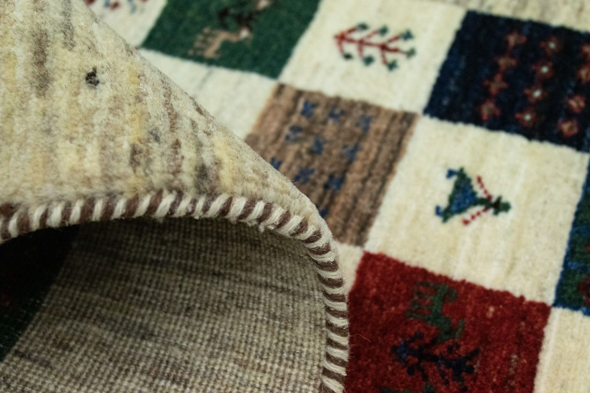 Gabbeh Teppich - Loribaft Perser 124 x 83 cm