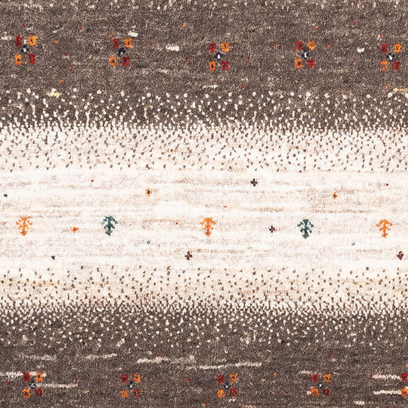 Gabbeh Teppich - Loribaft Perser - 127 x 82 cm - grau