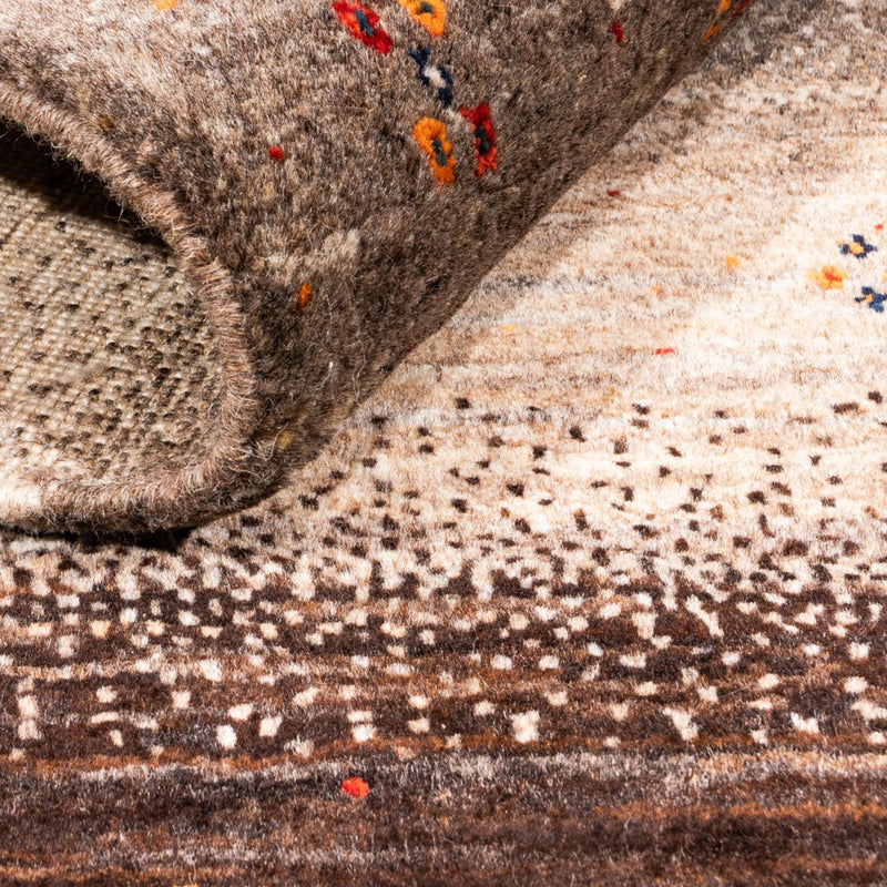 Gabbeh Teppich - Loribaft Perser - 127 x 82 cm - grau