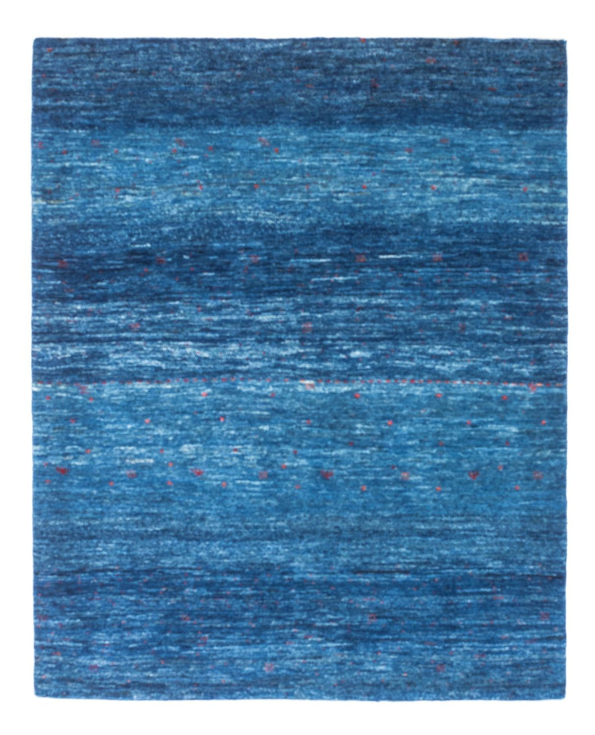 Gabbeh Teppich - Loribaft Perser - 130 x 100 cm - blau