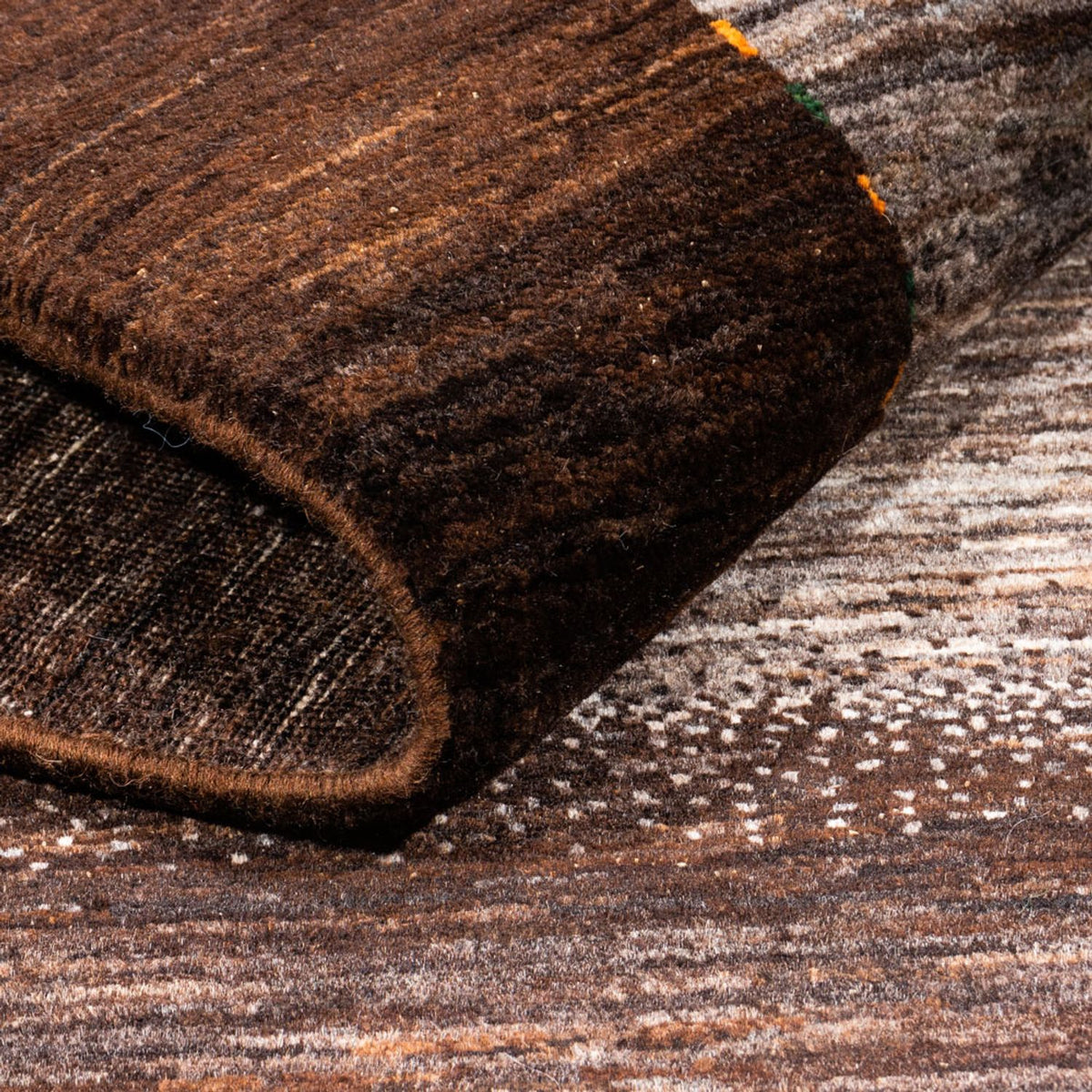 Gabbeh Teppich - Loribaft Perser - 154 x 103 cm - grau