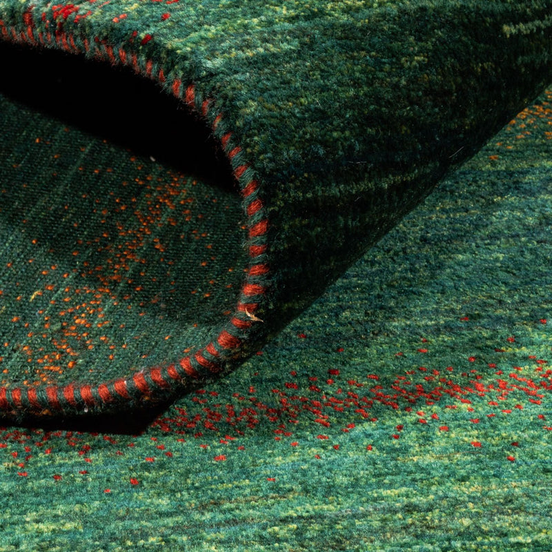 Gabbeh Teppich - Loribaft Perser - 187 x 120 cm - grün