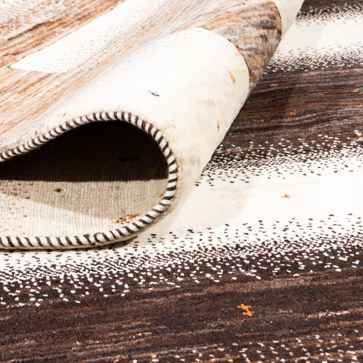 Gabbeh Teppich - Loribaft Perser - 298 x 215 cm - grau