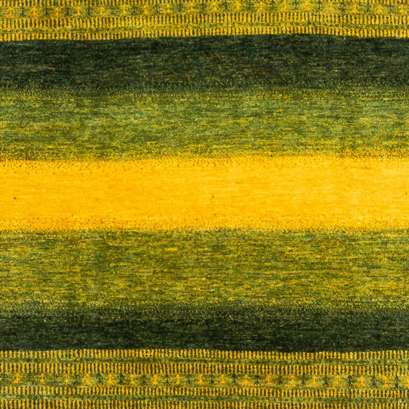 Gabbeh Teppich - Loribaft Perser - 298 x 216 cm - grün