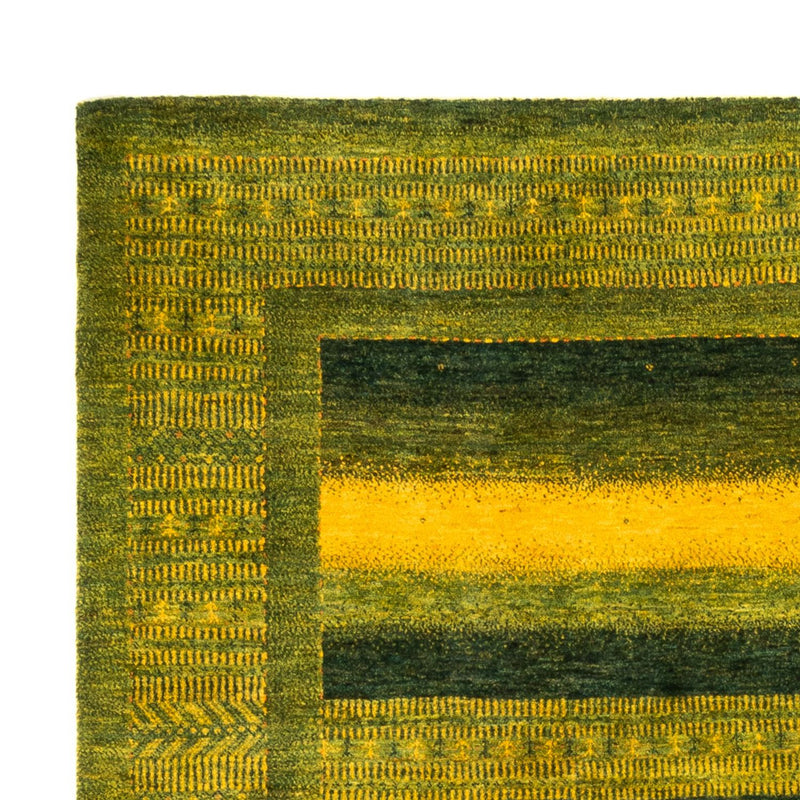 Gabbeh Teppich - Loribaft Perser - 298 x 216 cm - grün