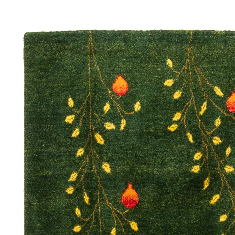 Gabbeh Teppich - Loribaft Perser - 191 x 126 cm - grün