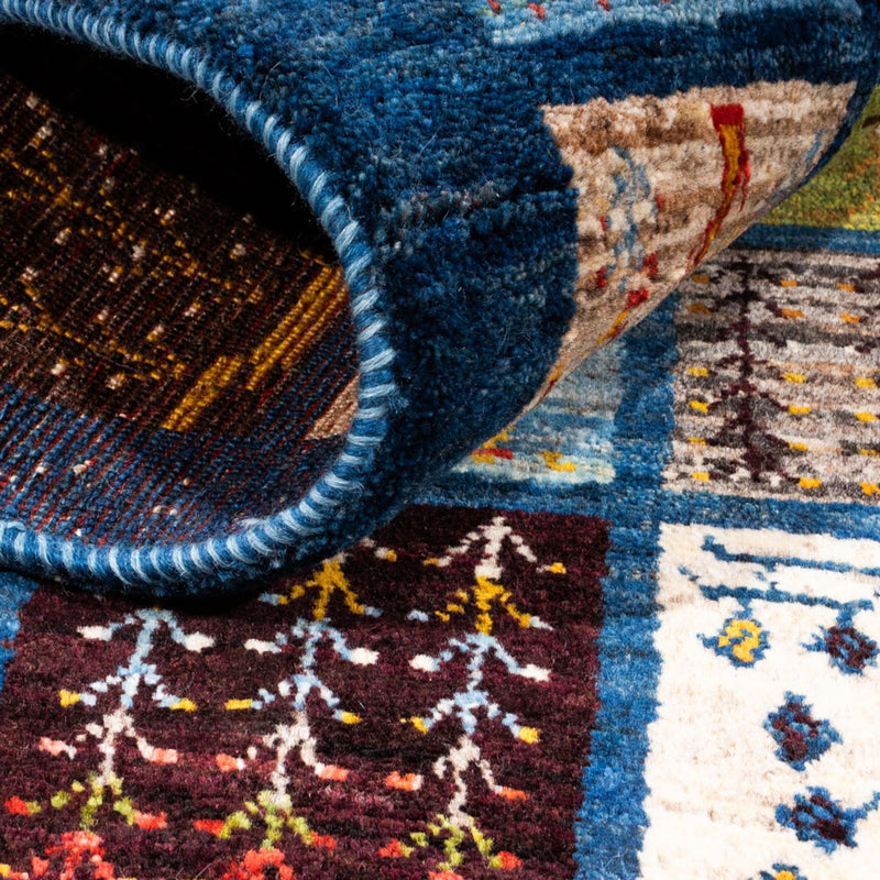 Gabbeh Teppich - Loribaft Perser - Royal - 132 x 86 cm - mehrfarbig