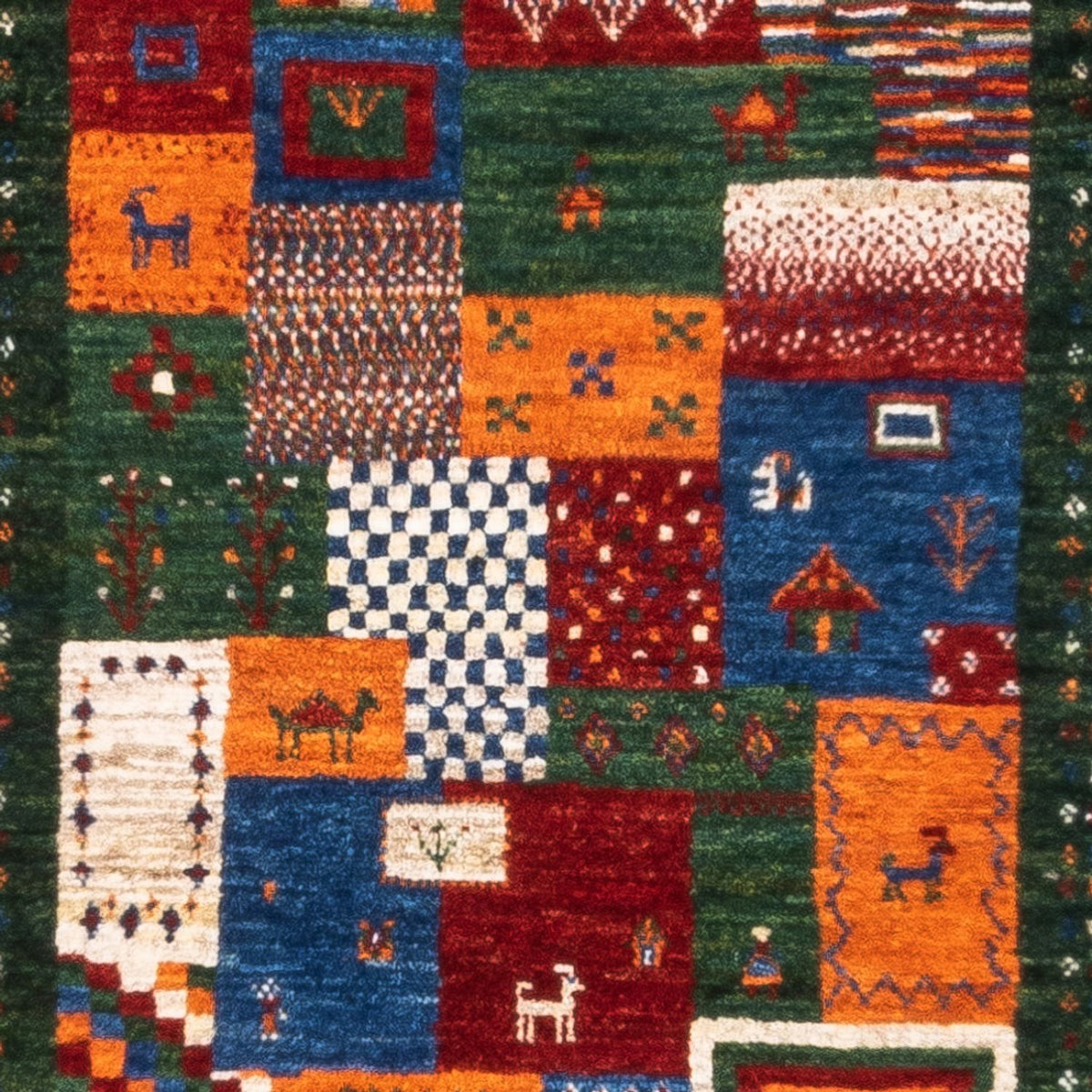 Gabbeh Teppich - Loribaft Perser - Royal - 126 x 81 cm - mehrfarbig