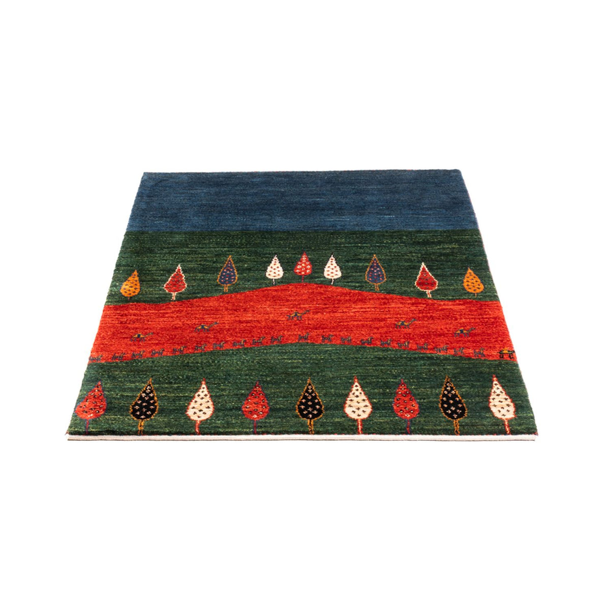 Gabbeh Teppich - Loribaft Perser - Royal - 126 x 82 cm - mehrfarbig