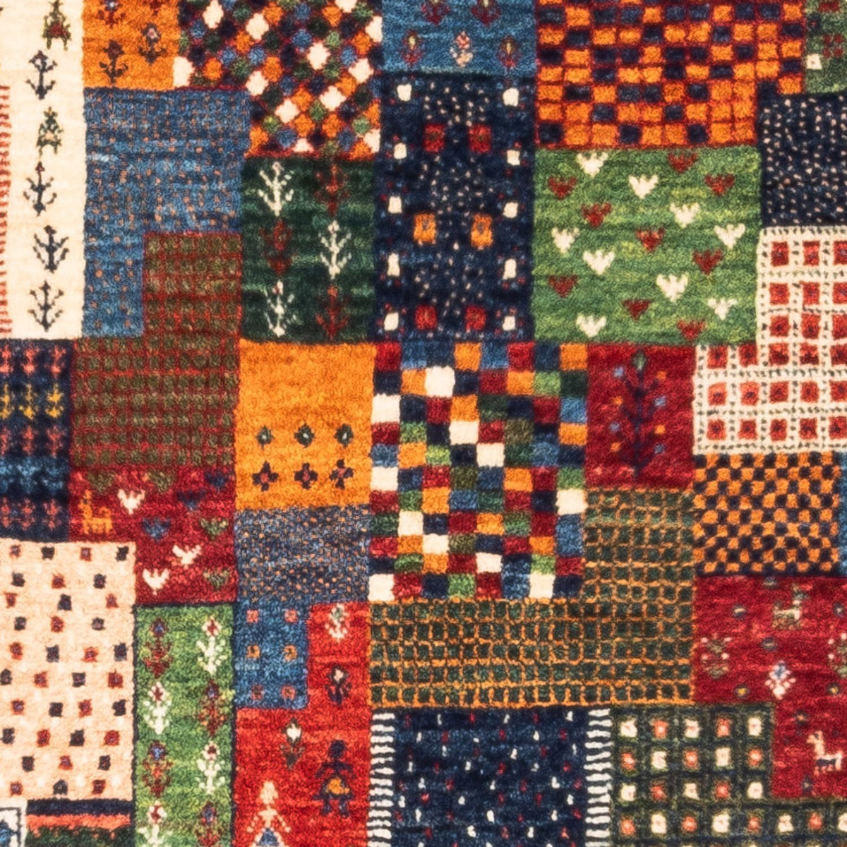 Gabbeh Teppich - Loribaft Perser - Royal - 129 x 81 cm - mehrfarbig