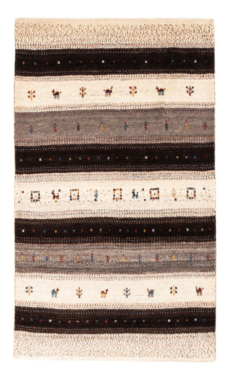 Gabbeh Teppich - Loribaft Perser - Royal - 134 x 84 cm - braun