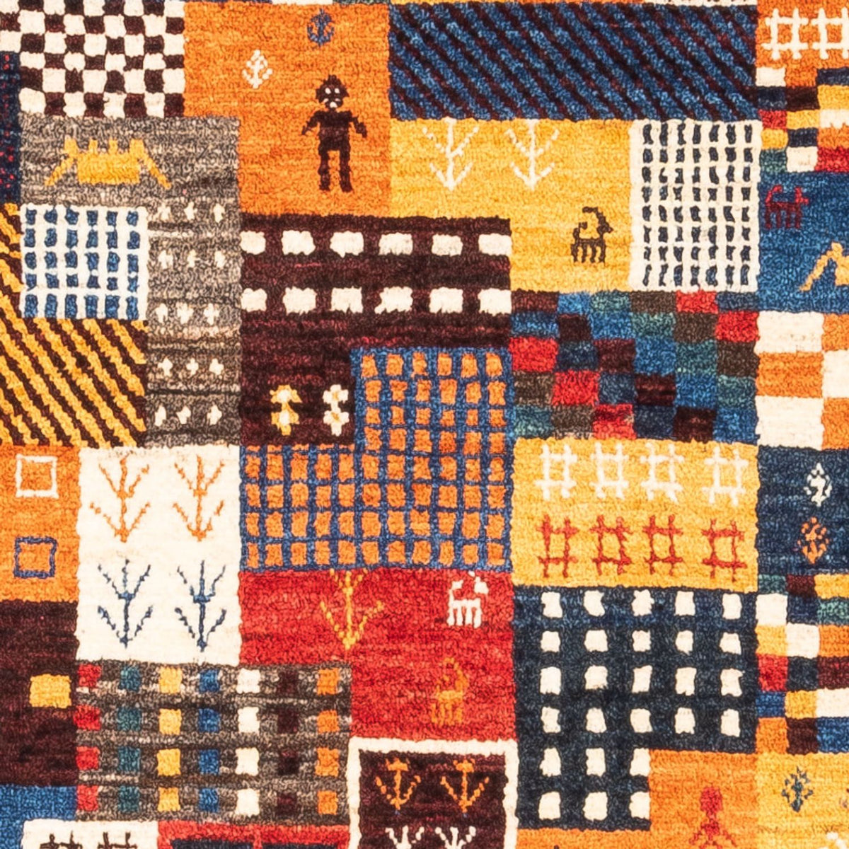 Gabbeh Teppich - Loribaft Perser - Royal - 120 x 83 cm - mehrfarbig