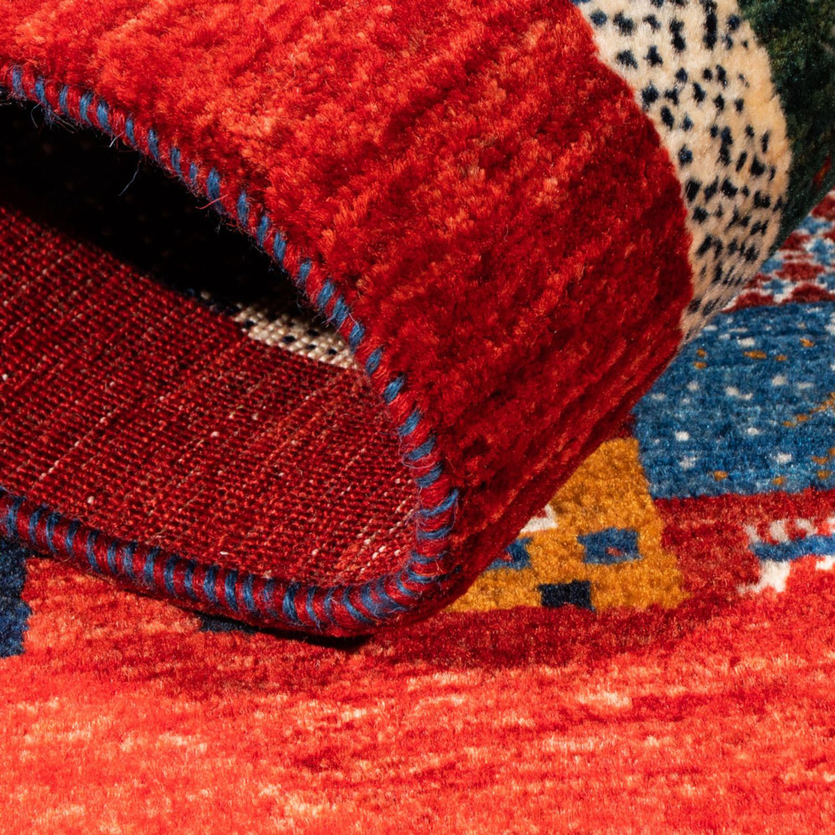 Gabbeh Teppich - Loribaft Perser - Royal - 119 x 79 cm - mehrfarbig