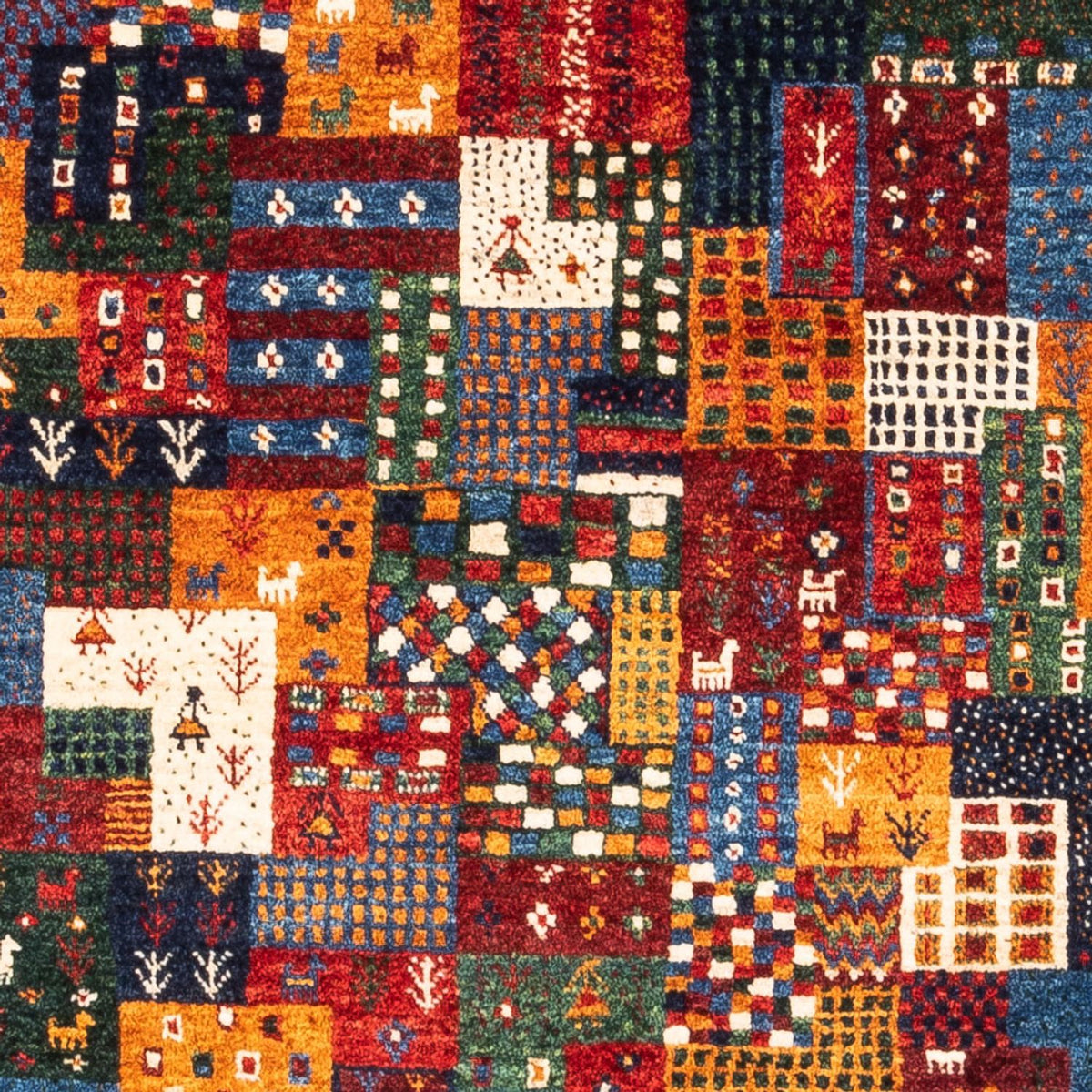 Gabbeh Teppich - Loribaft Perser - Royal - 122 x 86 cm - mehrfarbig