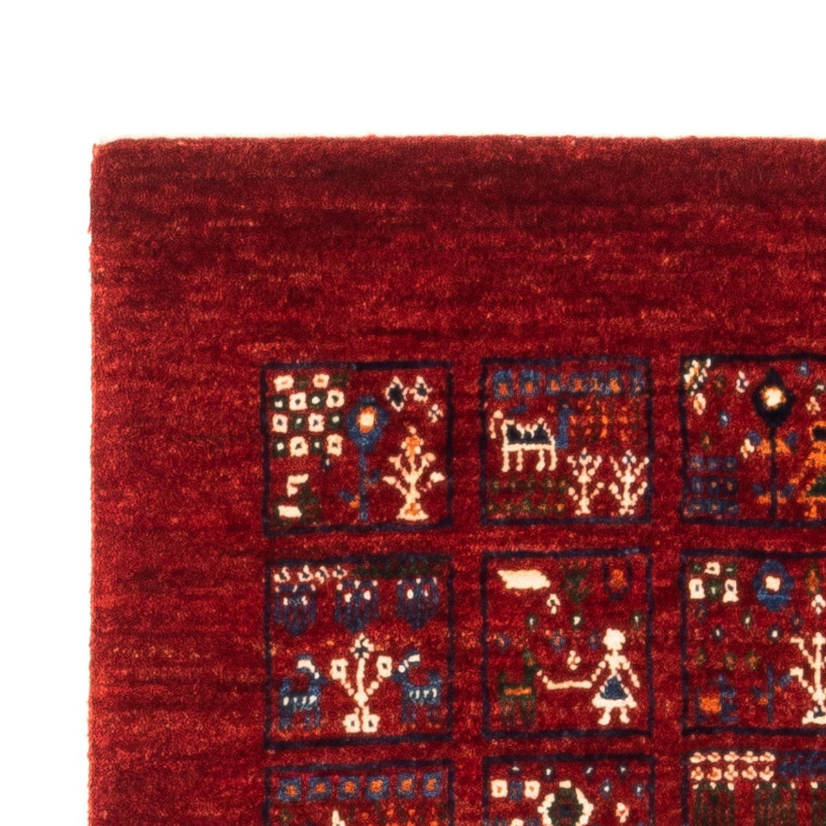 Gabbeh Teppich - Loribaft Perser - Royal - 133 x 83 cm - mehrfarbig