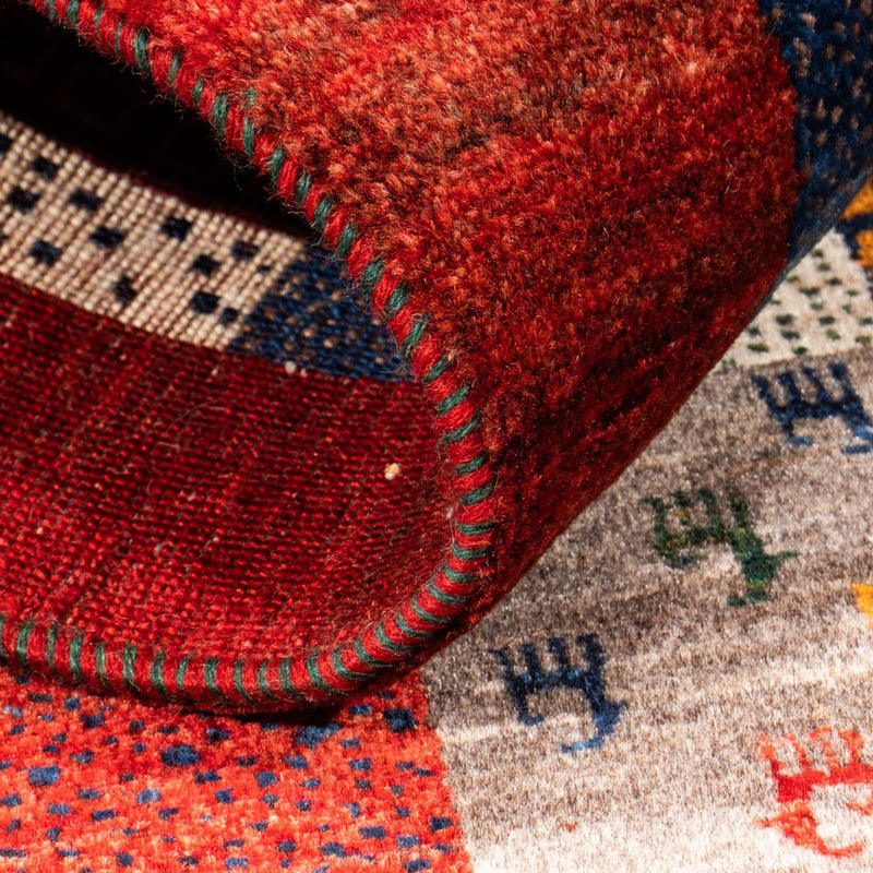 Gabbeh Teppich - Loribaft Perser - Royal - 130 x 83 cm - mehrfarbig