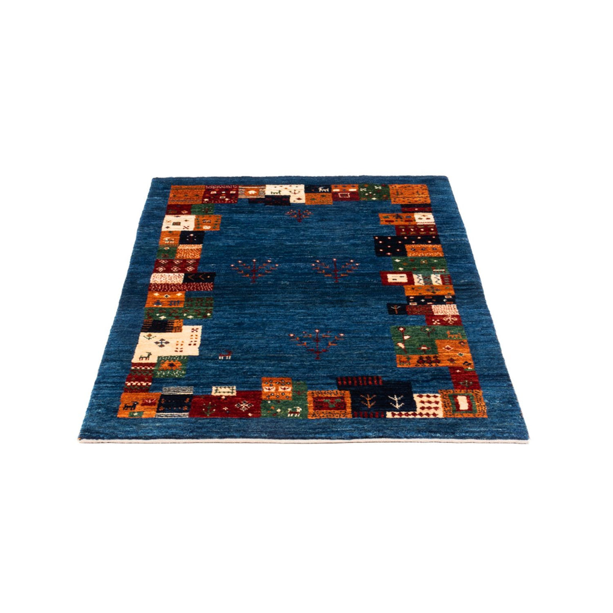 Gabbeh Teppich - Loribaft Perser - Royal - 128 x 83 cm - mehrfarbig