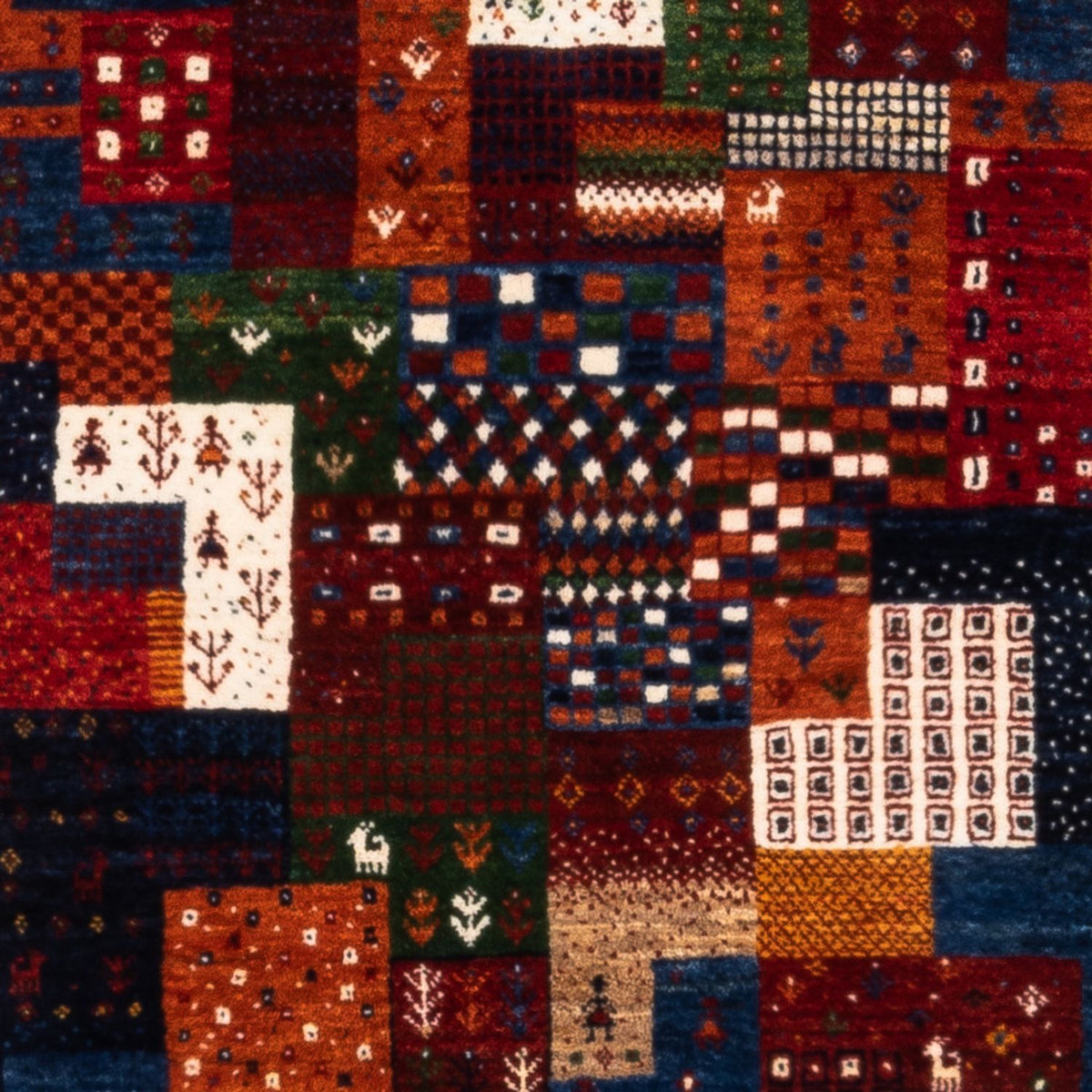 Gabbeh Teppich - Loribaft Perser - Royal - 134 x 84 cm - mehrfarbig