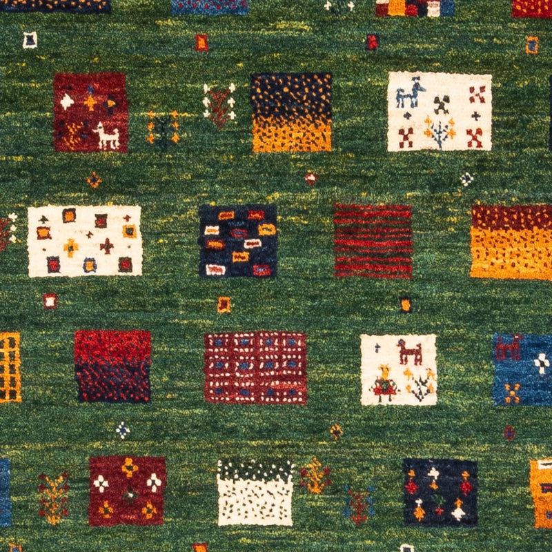 Gabbeh Teppich - Loribaft Perser - Royal - 129 x 88 cm - mehrfarbig