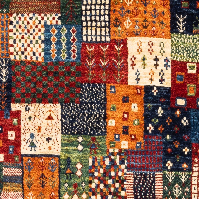 Gabbeh Teppich - Loribaft Perser - Royal - 128 x 86 cm - mehrfarbig