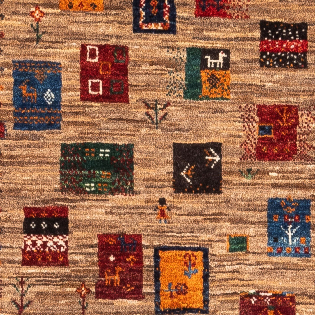 Gabbeh Teppich - Loribaft Perser - Royal - 135 x 84 cm - mehrfarbig