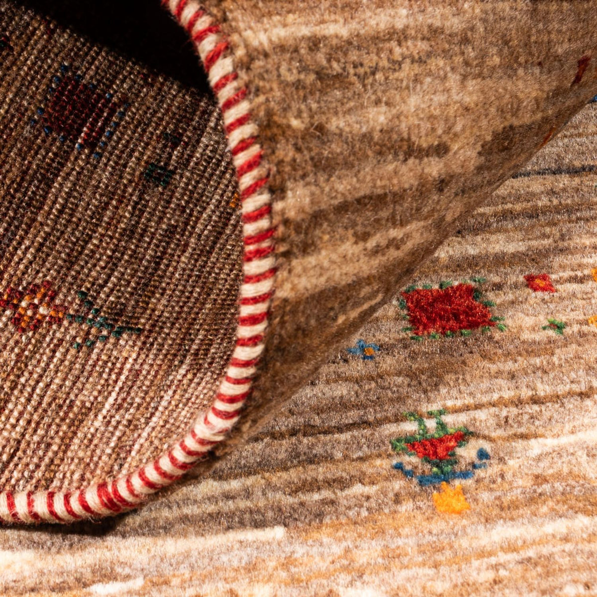 Gabbeh Teppich - Loribaft Perser - Royal - 135 x 84 cm - mehrfarbig