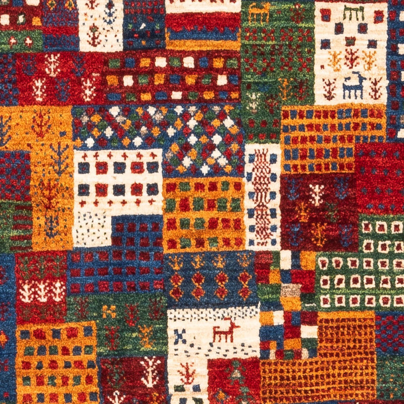 Gabbeh Teppich - Loribaft Perser - Royal - 123 x 84 cm - mehrfarbig