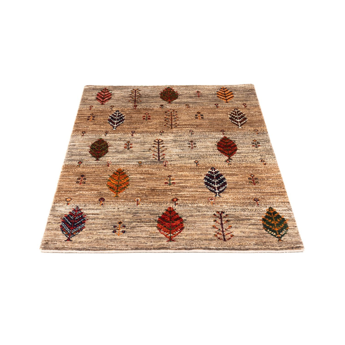 Gabbeh Teppich - Loribaft Perser - Royal - 133 x 83 cm - grau