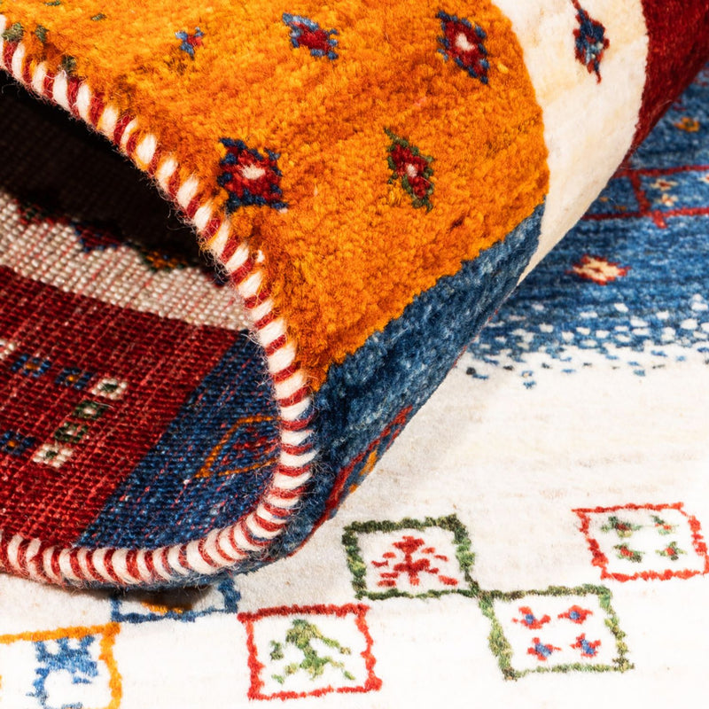 Gabbeh Teppich - Loribaft Perser - Royal - 122 x 82 cm - mehrfarbig