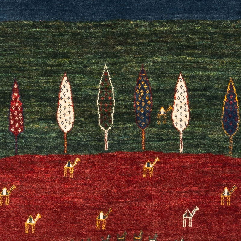 Gabbeh Teppich - Loribaft Perser - Royal - 122 x 83 cm - mehrfarbig