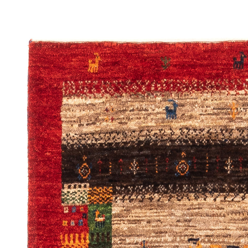 Gabbeh Teppich - Loribaft Perser - Royal - 130 x 87 cm - grau