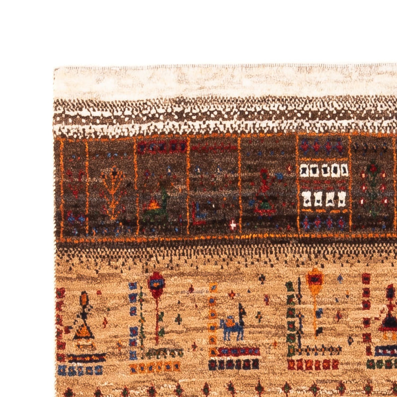 Gabbeh Teppich - Loribaft Perser - Royal - 124 x 85 cm - mehrfarbig