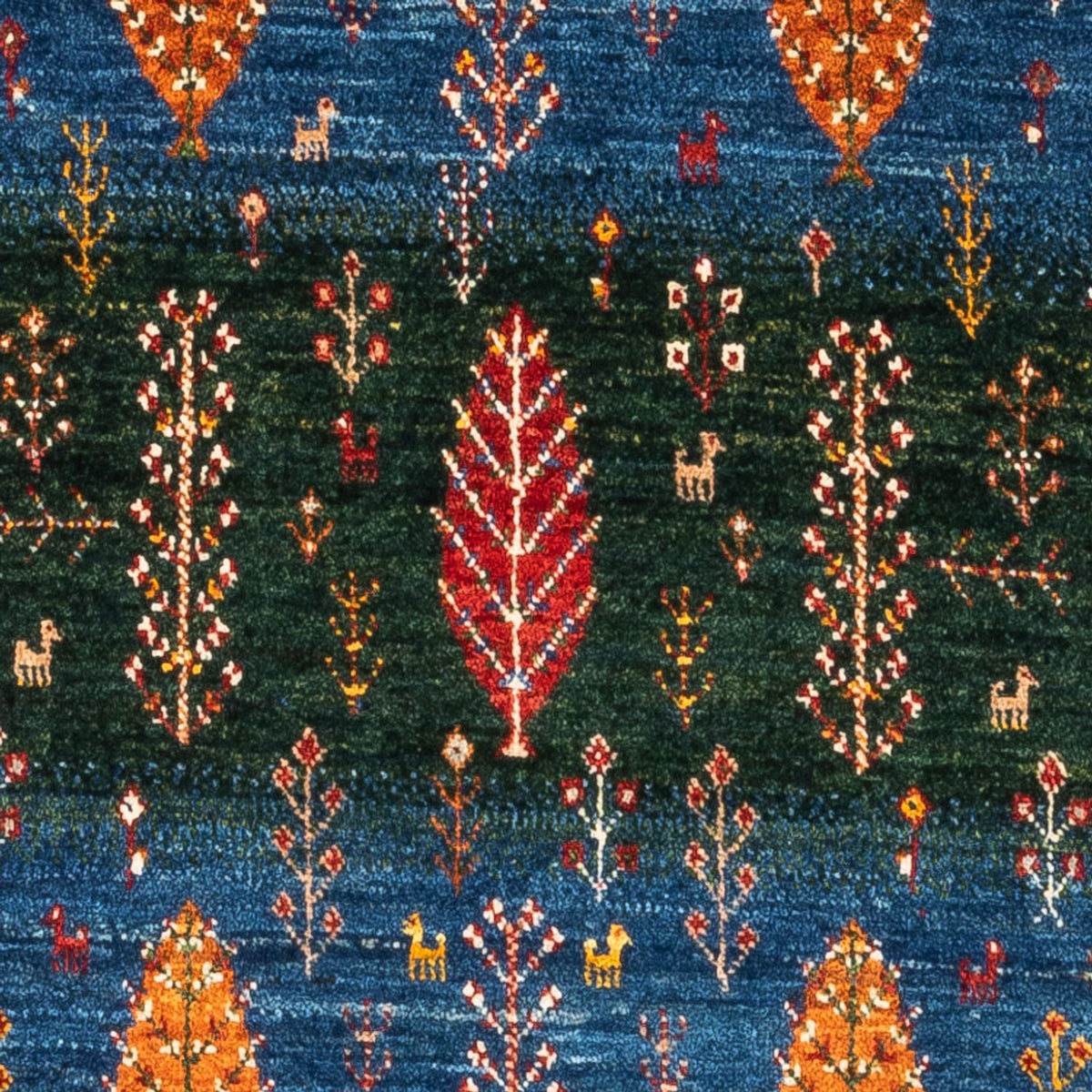 Gabbeh Teppich - Loribaft Perser - Royal - 132 x 84 cm - mehrfarbig