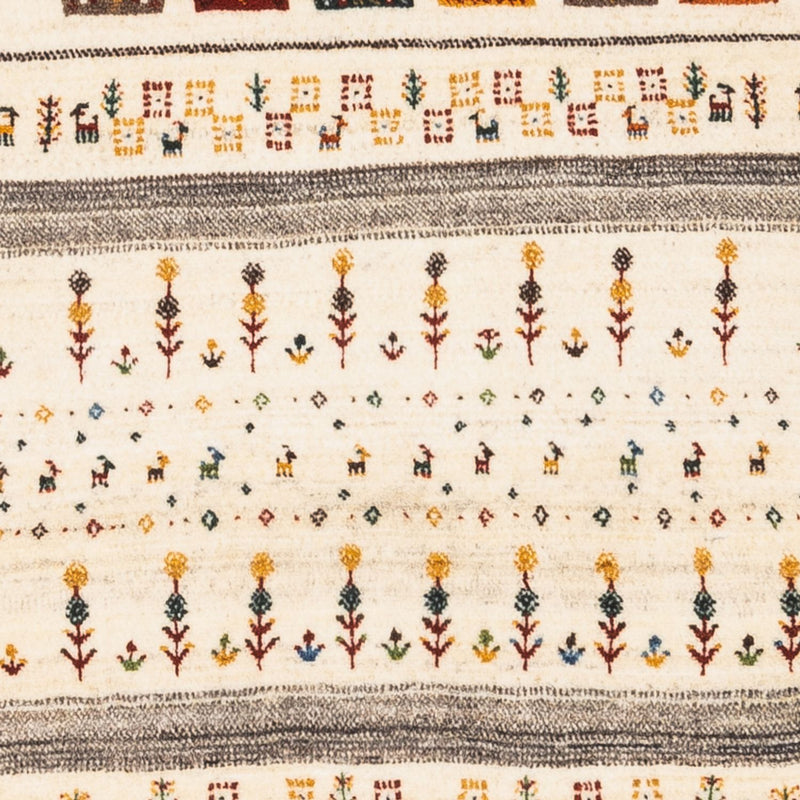 Gabbeh Teppich - Loribaft Perser - Royal - 122 x 78 cm - creme