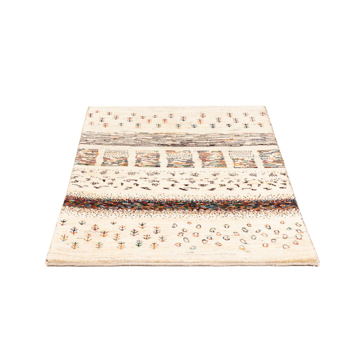 Gabbeh Teppich - Loribaft Perser - Royal - 120 x 83 cm - mehrfarbig