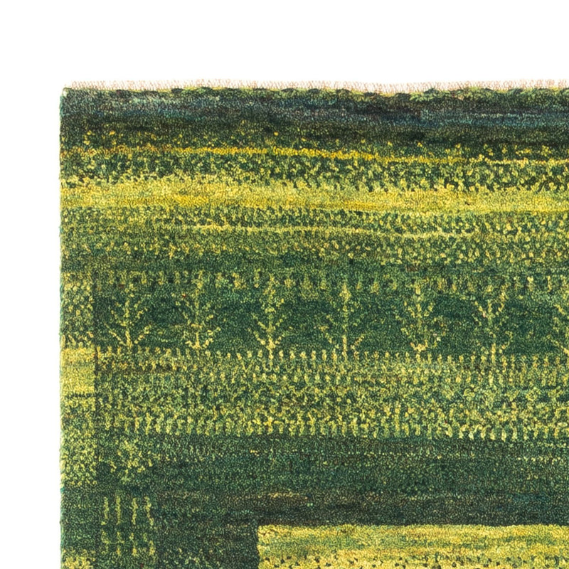 Gabbeh Teppich - Loribaft Perser - Royal - 150 x 97 cm - grün