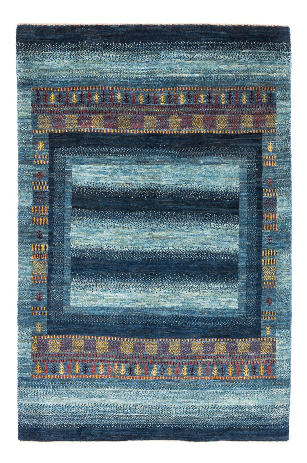 Gabbeh Teppich - Loribaft Perser - Royal - 132 x 90 cm - mehrfarbig
